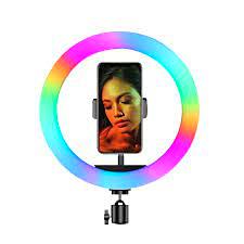 Anillo de luz LED Multicolor de 33 cm para fotografía