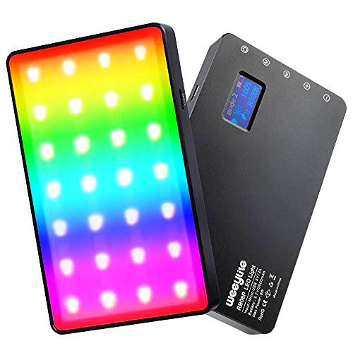 VILTROX Weeylite RB08P RGB Luz Video LED Bicolor Ajustable 2500K ~ 8500K Cámara Iluminación para DSLR Fotografía Estudio
