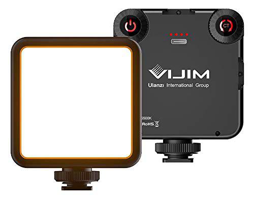 Ulanzi Vijim VL81 - Mini lámpara LED para smartphone y cámara (temperatura de color ajustable