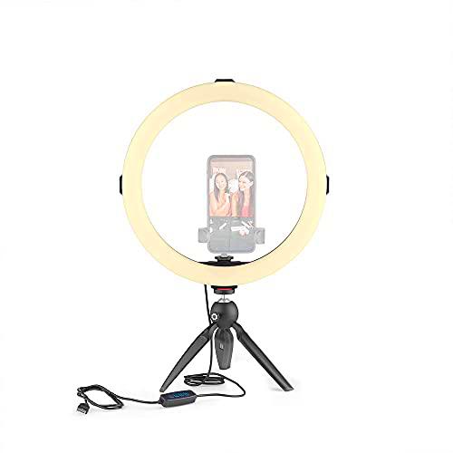 JOBY Beamo Ring Light 12" HandyPod Starter Kit, Luz LED Selfie
