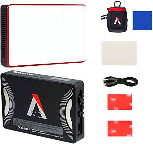 Aputure MC RGBWW Film Light con Control de Color HSI Completo y una Gama CCT de 3200K-6500K
