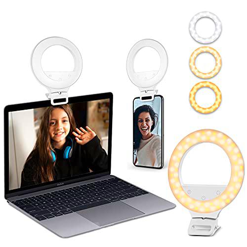 Iluminación de videoconferencia con Clip de retención