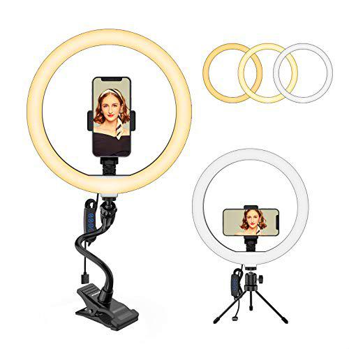 Smatree Anillo de luz de 12"con Soporte para teléfono