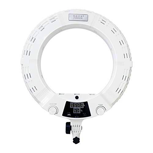 Yidoblo AX-480DII Kit de Anillo de luz LED de 48 W Regulable con Pantalla Digital Bicolor de 18 Pulgadas:lámpara 3200K-5500K para Maquillaje fotográfico de cámara con Soporte para trípode,Bolsa