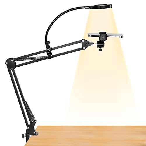 MYSWEETY 3" Aro de Luz, Regulable Aro de Luz para Movil 3 Modos Ring Light Anillo de Luz con Control Remoto Soporte para Móvil para Selfie/TikTok/Youtube/Peluquería