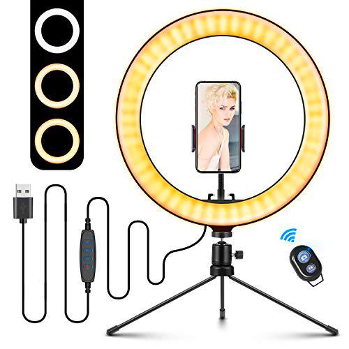 10,2" LED Luz Anillo con trípode 120 Leds