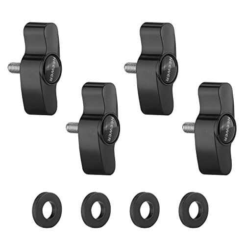 NEEWER 4 Paquetes Adaptadores Perillas de Tornillo Accesorios de Iluminación de Vídeo de Fotografía de Repuesto para Neewer 480 530 660 P200 LED Bicolor y Luces de Panel de Vídeo RGB