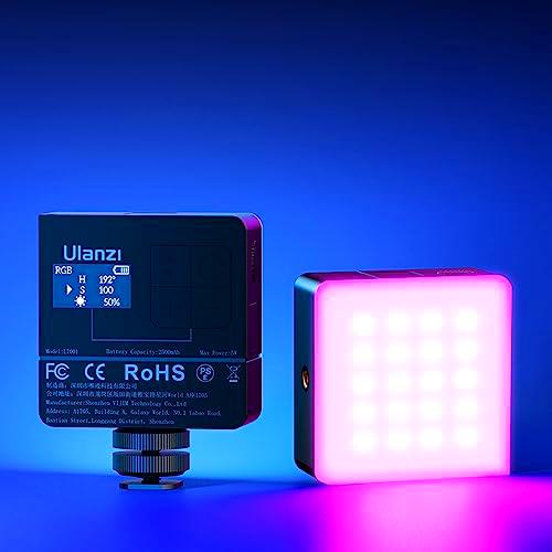 ULANZI VL49 Pro Luz Led Fotografia, Luz Led RGB con 2500mAh Batería