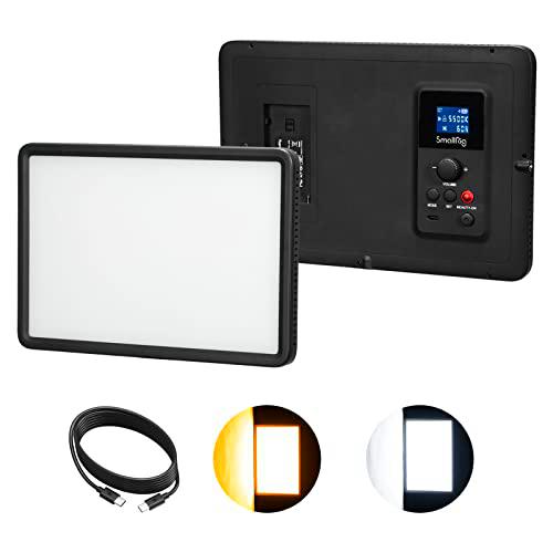 SMALLRIG P200 Panel de Luz de Video LED, Luz de Tecla de 10" 2500-6500K