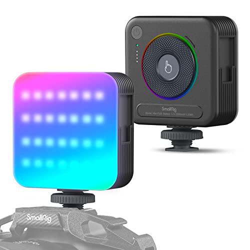 SMALLRIG Lámpara de Vídeo RGB a Todo Color, con 3 Cold Shoes