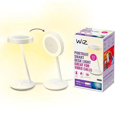 WiZ Lámpara de Mesa Inteligente WiZ Portrait, Portátil