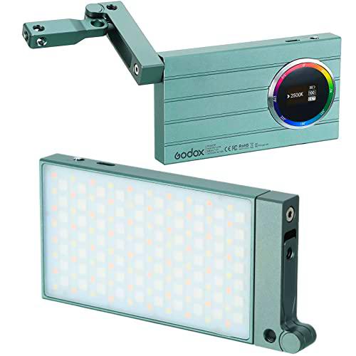 Godox M1 RGB LED Luz de video Panel, Full Color con modo de música