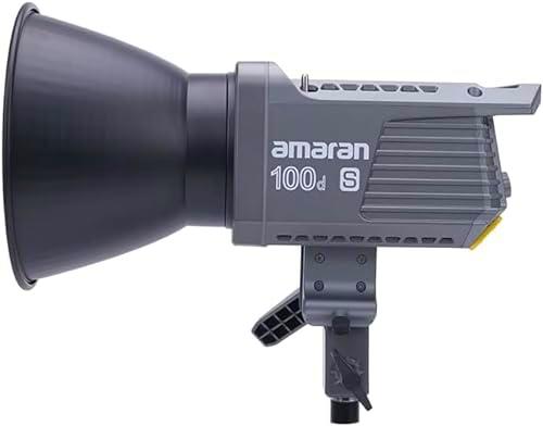 Aputure Amaran 100d S - Luz de Vídeo COB Compacta, Luz de Punto LED Ligera
