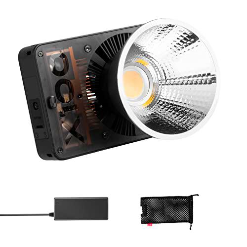 ZHIYUN MOLUS X100 [Oficial] Luz de Video LED 100W 2700K-6500K COB LED Iluminación Continua de Estudio con Control de App Bluetooth Fuente de Alimentación DC/PD para Fotografía de Retrato