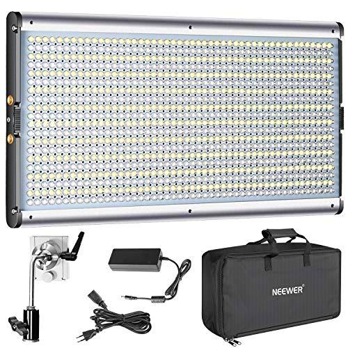Neewer Bi-color LED Regulable de Vídeo Profesional para Estudio