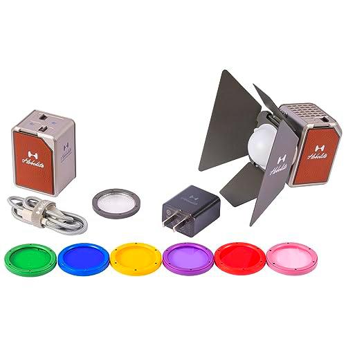 HOBOLITE Kit de creación de luz micro LED, iluminación de video continua bicolor de 8 W con CRI 96+