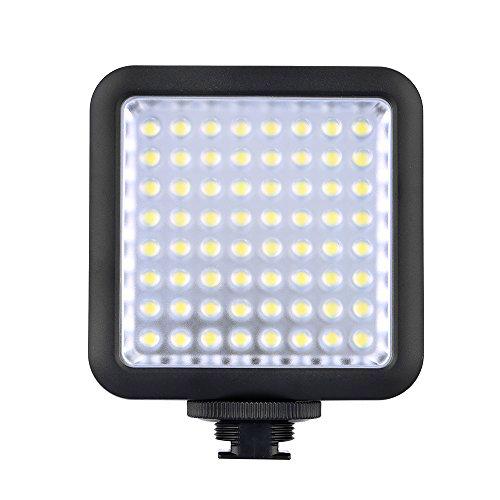 Fotga 64 LED luz del Flash de Cámara Vídeo para Canon Nikon DSLR Control de Brillo 5500-6500K