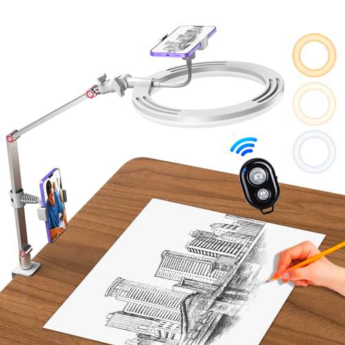 10" Anillo de luz con Soporte y Soporte para Teléfono