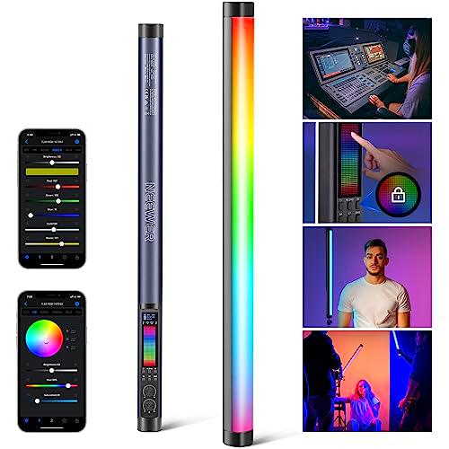 NEEWER TL60 RGB Tubo de Luz, a Todo Color RGBWW Fotografía Portátil LED Video Iluminación Varita Admite Control App/2.4G/DMX