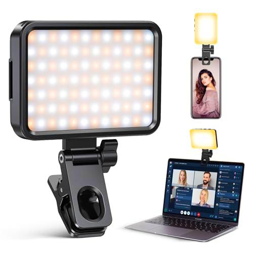 Coovee 84 Luz de vídeo LED, 3000-10000K 3 Modos de luz luz de vídeo