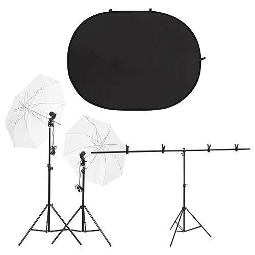 LAPOOH Kit de Estudio fotográfico con iluminación y Fondo