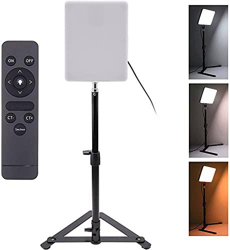 Hersmay Lámpara LED para cámara de vídeo, Regulable