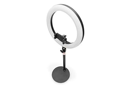 Anillo Luminoso LED DIGITUS - 10" - Regulable - Temperatura de Color Ajustable