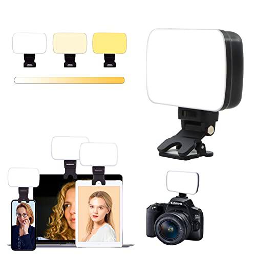 Kit de iluminación Recargable para videoconferencias con 1 Zapata fría