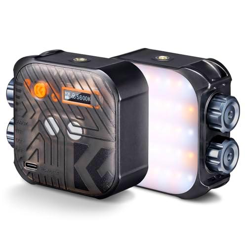 K&amp;F Concept Luz de Vídeo LED Bicolor, 2000mAh Portable Photography Fill Light