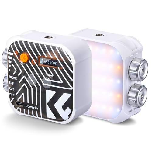 K&amp;F Concept Luz de Vídeo LED Bicolor, 2000mAh Portable Photography Fill Light