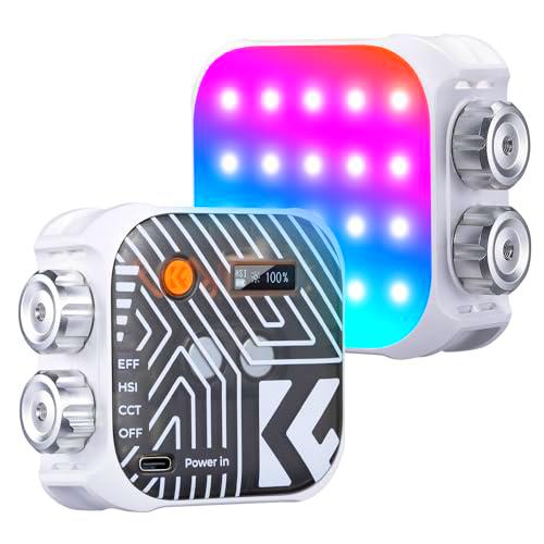 K&amp;F Concept 60 LED RGB Video Light, 360º Full-Colour Portable Photo Light