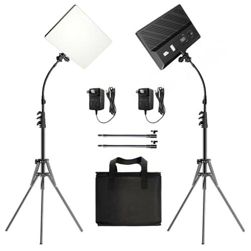 Pixel P30 - Kit de luz LED de video, paquete de 2 luces de estudio bicolor