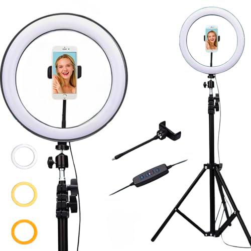 Aro de luz con tripode 10" 2,10m, Ring Light Professional