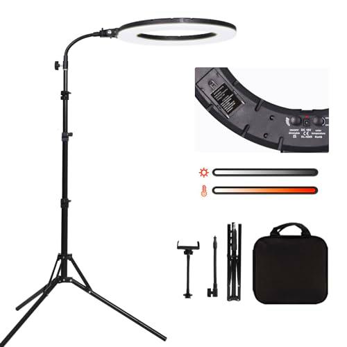 GSKAIWEN 18&quot; 60W LED Luz Anular Kit Regulable con Trípode