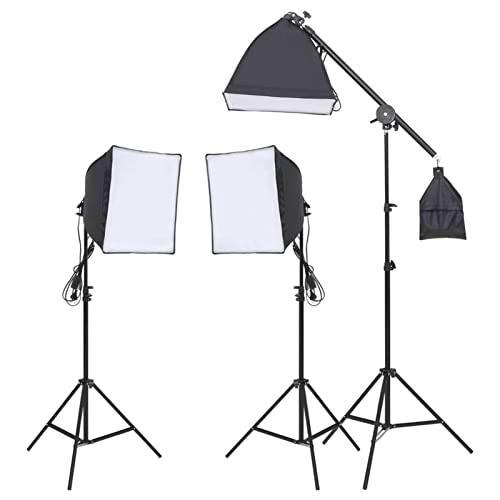 Kit de Estudio fotográfico con Set de Luces, Fondo y Reflector