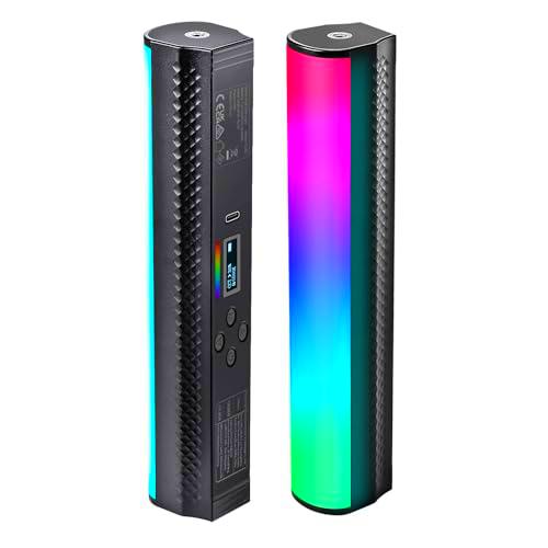 NEEWER Varita de luz RGB, magnética de Mano para fotografía Youtube TikTok Vlog