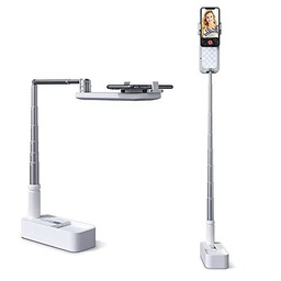 Soporte extensible para selfies de rotación de 360º con soporte para teléfono