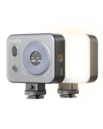 SMALLRIG Luz de Video LED Vibe P96 Pro, Luz de Cámara Portátil para Fotografía