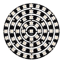 61 bits WS 2812 5050 RGB LED anillo de luz direccionable con controladores integrados para transmisión