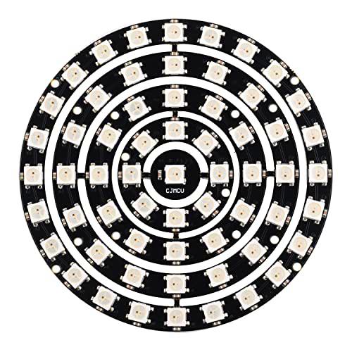 61 bits WS 2812 5050 RGB LED anillo de luz direccionable con controladores integrados para transmisión