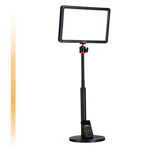 Rollei Lumis Key-Light - Lámpara LED de vídeo (Incluye trípode de Mesa y Mando a Distancia en el Cable