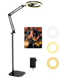 Evershop Anillo de luz con trípode Overhead