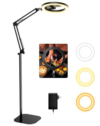 Evershop Anillo de luz con trípode Overhead