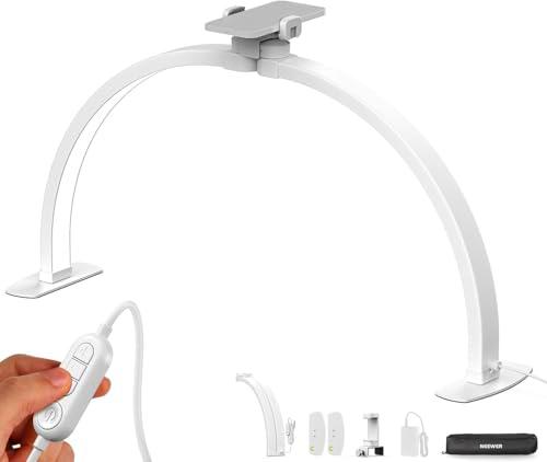 NEEWER Basics HM02-D Lámpara de uñas de Media Luna para Mesa