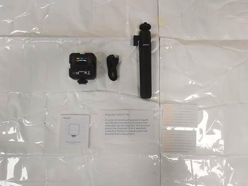 NEEWER Magnética RGB Luz Video con Trípode Escritorio y 3 Zapatas Frías