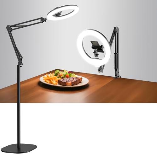 RemixOri Anillo de Luz de 10" / 26cm con Trípode y Soporte Móvil