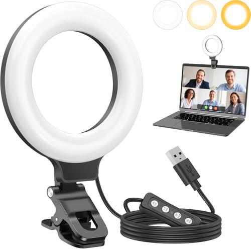 90 Luces LED para Selfie Luz de Anillo para videoconferencia de computadora