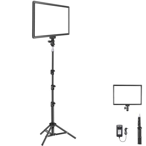 NEEWER 13" Panel Luz LED Video, Estudio Luz Kit con Trípode
