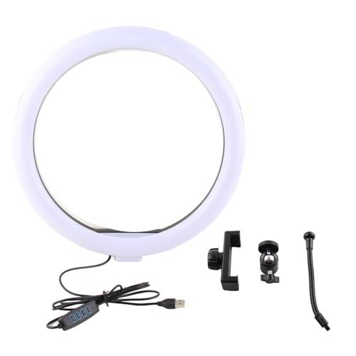 Fyearfly Anillo De Luz Led Usb, 13 Pulgadas De Brillo Ajustable