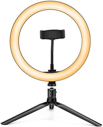 Kemier Luz de Anillo LED 10" fotográfica de Escritorio